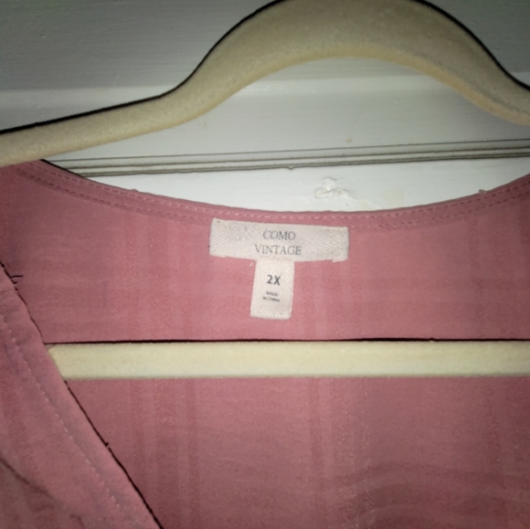 Como Vintage pink 2x blouse - Picture 2 of 2